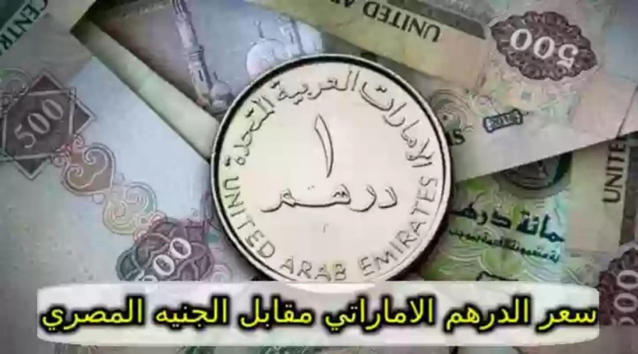 سعر صرف الدرهم الاماراتي مقابل الجنيه المصري