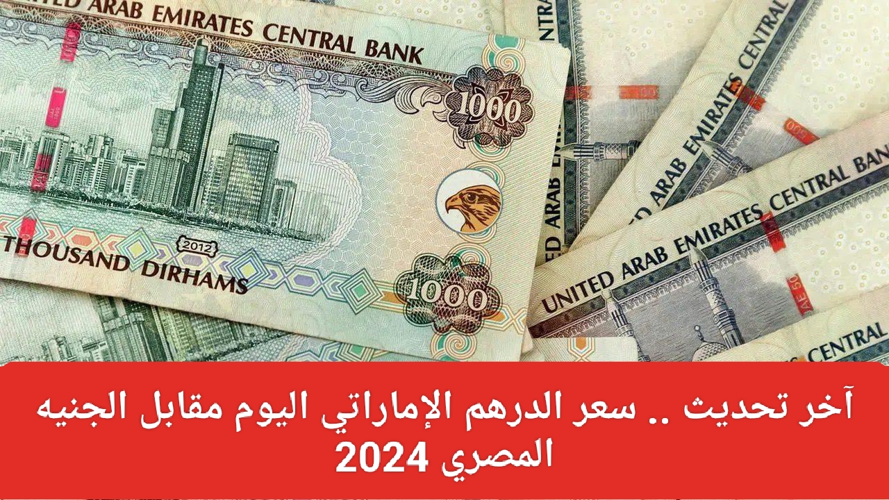 سعر الدرهم مقابل الجنيه المصري