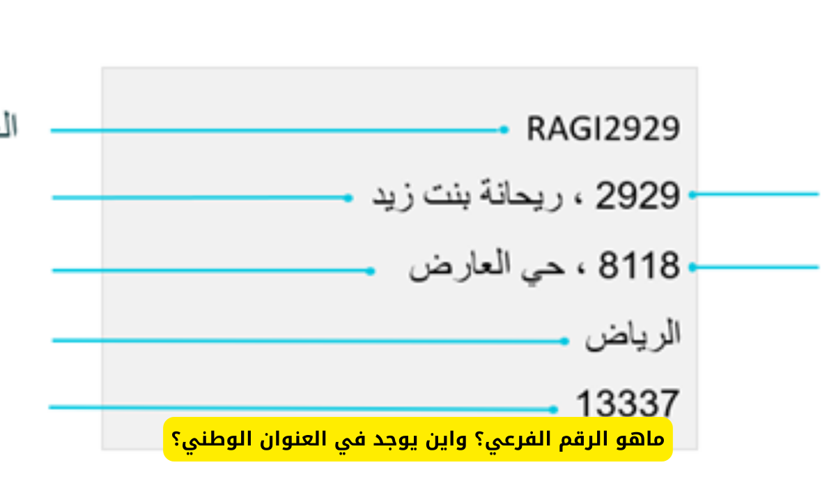 ماهو الرقم الفرعي