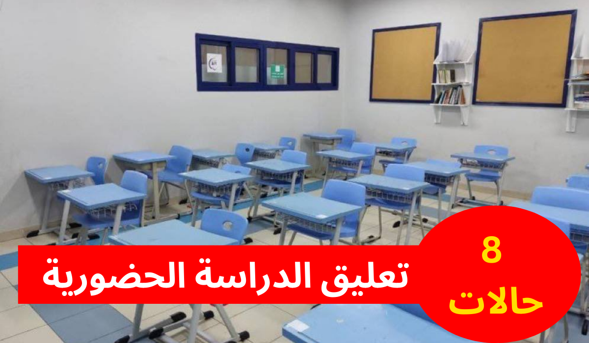 تعليق الدراسة الحضورية