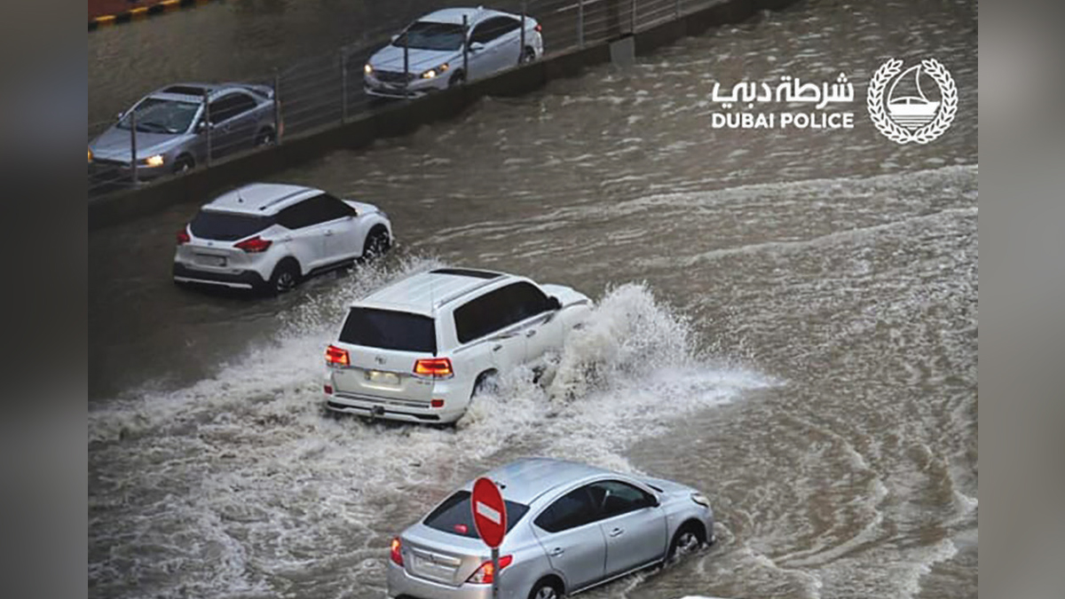 المركبات المتضررة من الأمطار